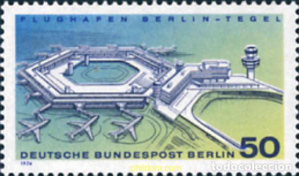 Sellos: 131089 MNH ALEMANIA. Berl&iacute;n 1974 INAGURACION DEL NUEVO AEROPUERTO DE TEGEL