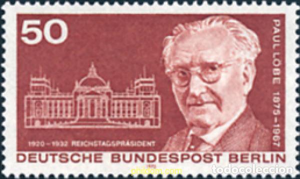 Sellos: 131103 MNH ALEMANIA. Berl&iacute;n 1975 CENTENARIO DEL NACIMIENTO DE PAUL LOBE