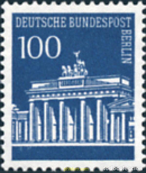 Sellos: 243839 MNH ALEMANIA. Berl&iacute;n 1966 PUERTA DE BRANDEBURGO EN BERLIN