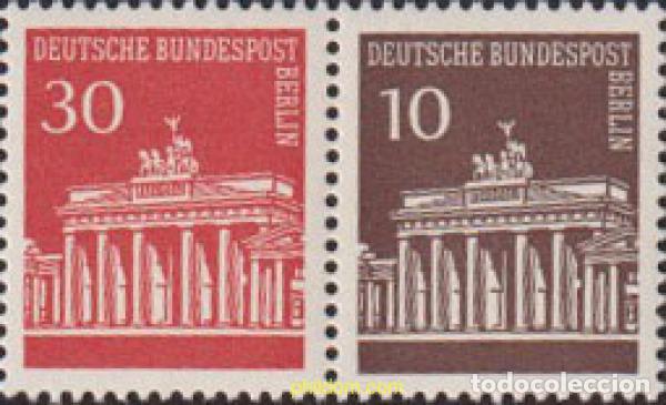 Sellos: 626439 MNH ALEMANIA. Berl&iacute;n 1966 PUERTA DE BRANDEBURGO EN BERLIN