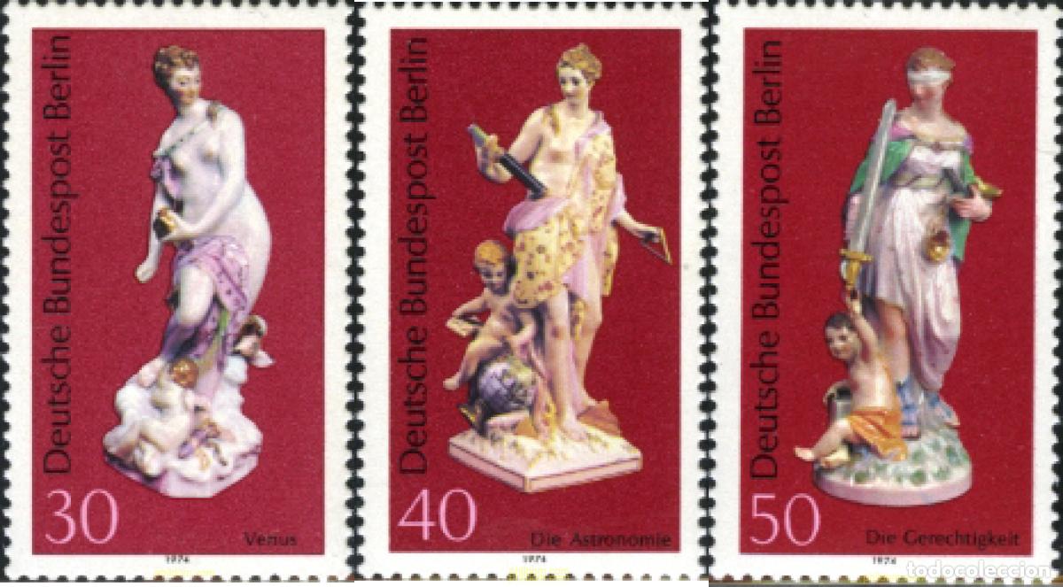 Sellos: 131090 MNH ALEMANIA. Berl&iacute;n 1974 PORCELANA DE BERLIN