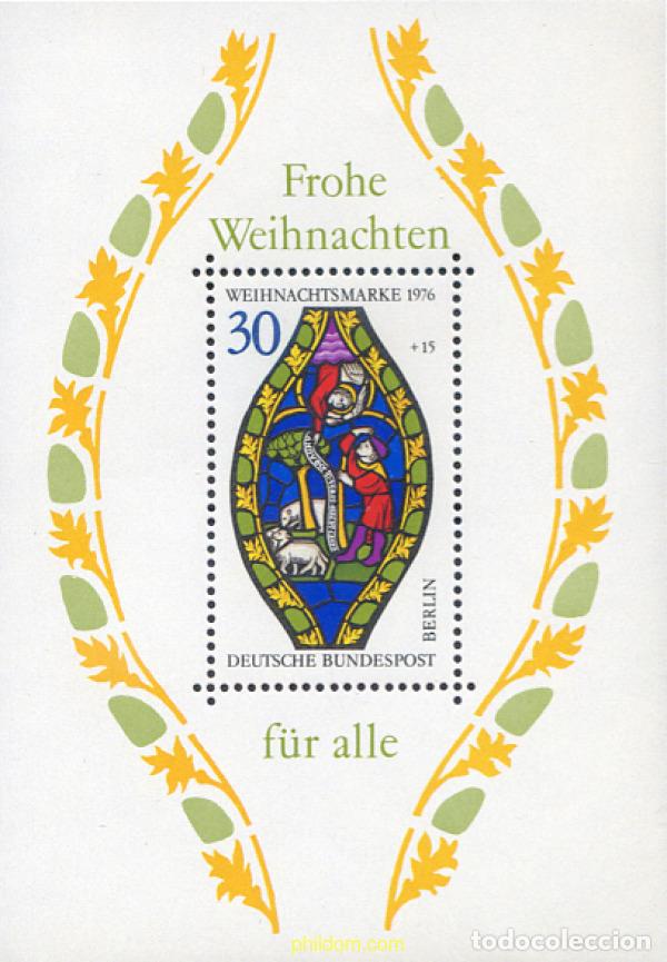 Sellos: 131119 MNH ALEMANIA. Berl&iacute;n 1976 NAVIDAD