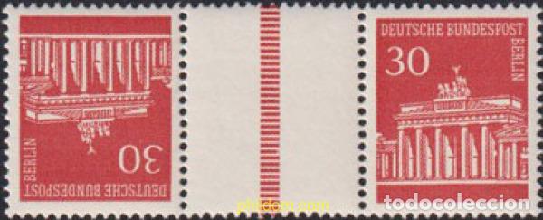 Sellos: 626442 MNH ALEMANIA. Berl&iacute;n 1966 PUERTA DE BRANDEBURGO EN BERLIN