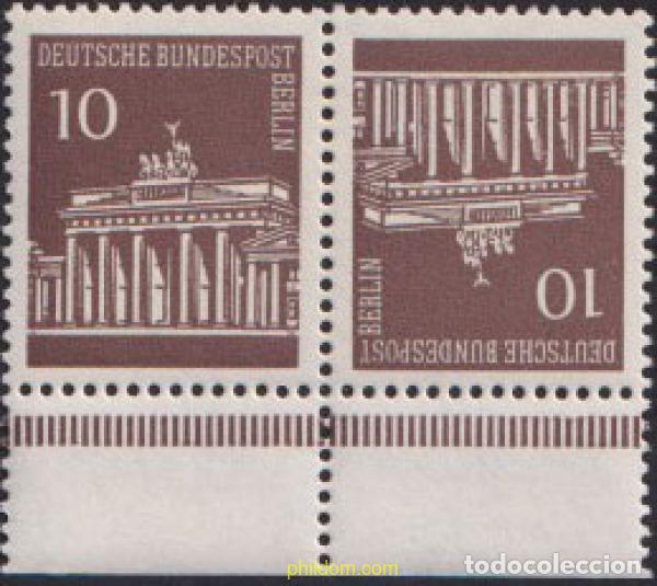 Sellos: 626444 MNH ALEMANIA. Berl&iacute;n 1966 PUERTA DE BRANDEBURGO EN BERLIN