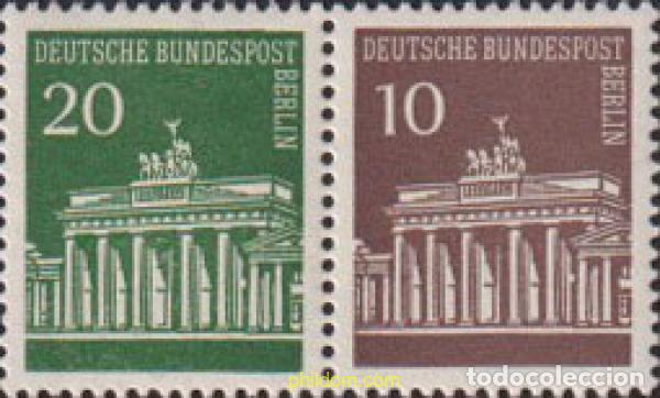 Sellos: 626445 MNH ALEMANIA. Berl&iacute;n 1966 PUERTA DE BRANDEBURGO EN BERLIN