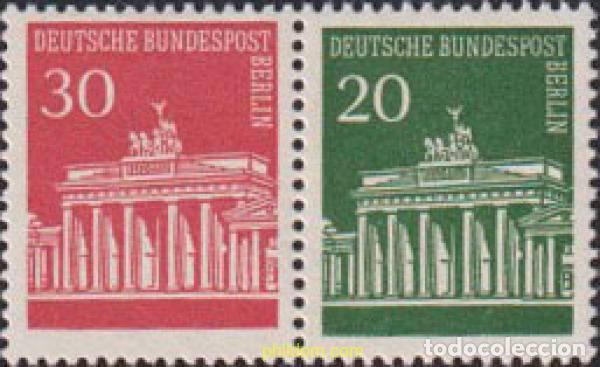 Sellos: 626446 MNH ALEMANIA. Berl&iacute;n 1966 PUERTA DE BRANDEBURGO EN BERLIN