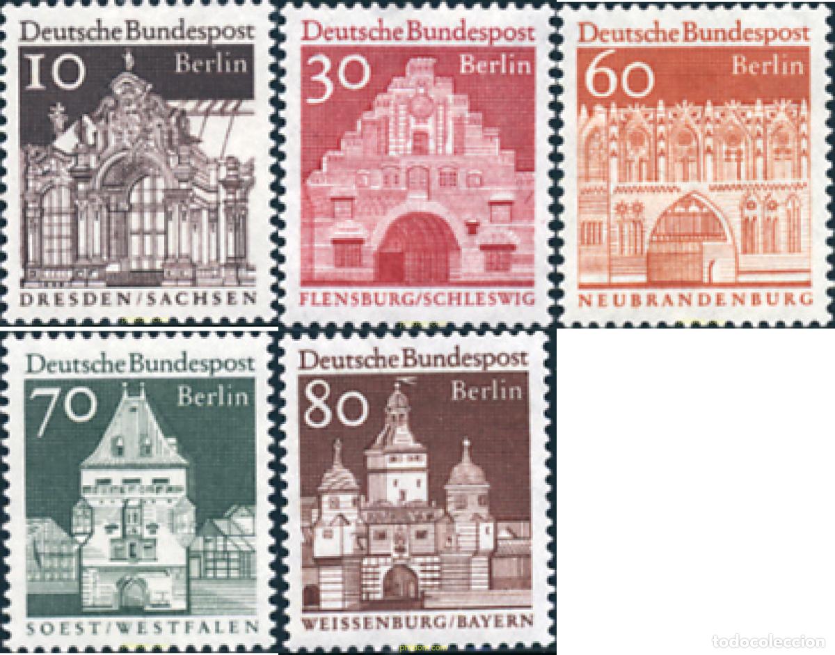 Sellos: 243788 MNH ALEMANIA. Berl&iacute;n 1966 EDIFICIOS HISTORICOS