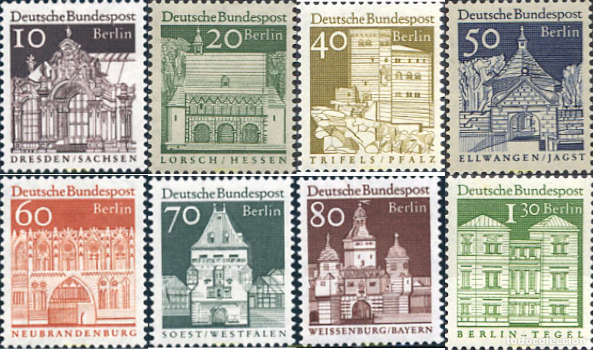 Sellos: 261774 MNH ALEMANIA. Berl&iacute;n 1966 EDIFICIOS HISTORICOS