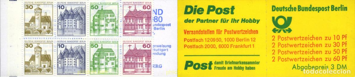 Sellos: 158301 MNH ALEMANIA. Berl&iacute;n 1980 CASTILLOS
