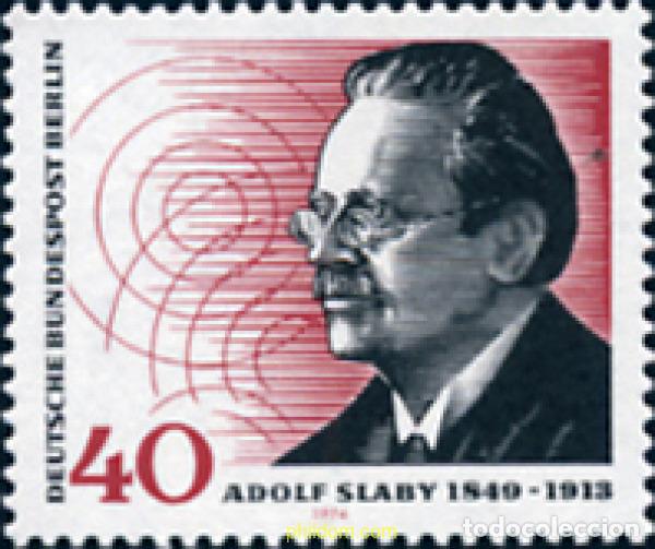 Sellos: 131491 MNH ALEMANIA. Berl&iacute;n 1974 125 ANIVERSARIO DEL NACIMIENTO DE VON ADOLF SLABY