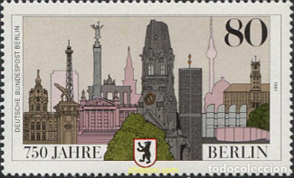 Sellos: 131710 MNH ALEMANIA. Berl&iacute;n 1987 750 ANIVERSARIO DE BERLIN