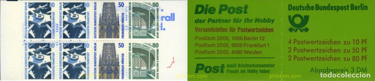 Sellos: 158303 MNH ALEMANIA. Berl&iacute;n 1988 CURIOSIDADES
