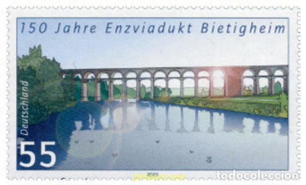 Sellos: 132583 MNH ALEMANIA FEDERAL 2003 PUENTES. 150 ANIVERSARIO DEL VIADUCTO DE BIETIGHEIM