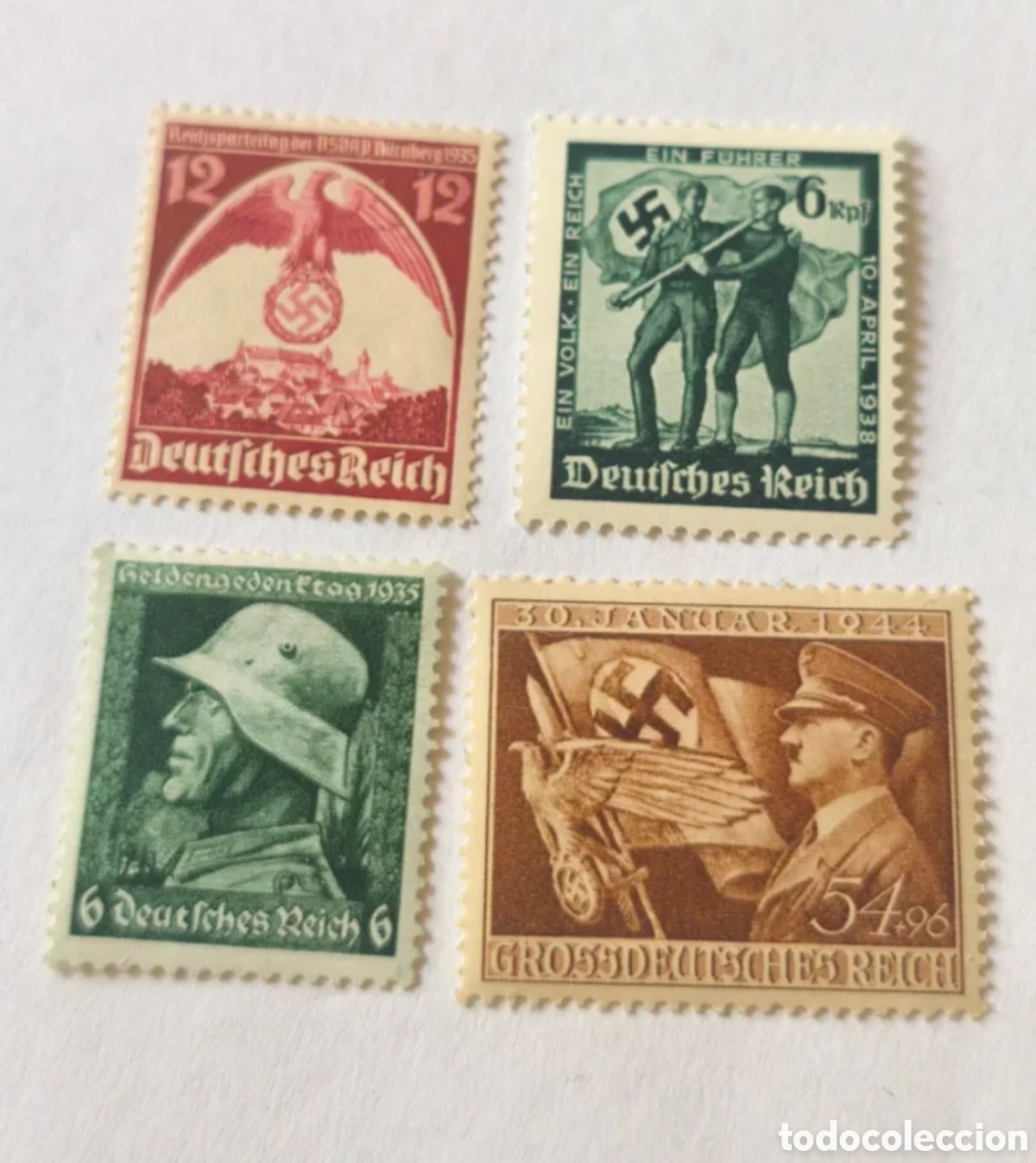 Stamps: Lote sellos &eacute;poca nazi