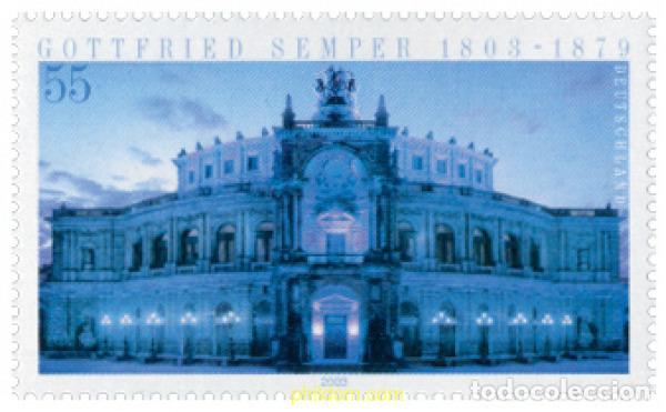 Sellos: 136675 MNH ALEMANIA FEDERAL 2003 200 ANIVERSARIO DEL NACIMIENTO DE GOTTFRIED SEMPER
