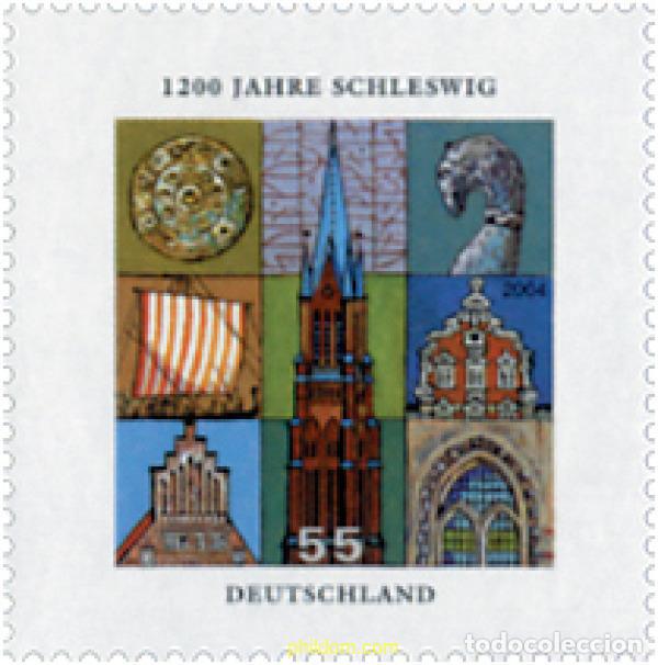 Sellos: 142937 MNH ALEMANIA FEDERAL 2004 1200 ANIVERSARIO DE LA REGION DE SCHLESWIG