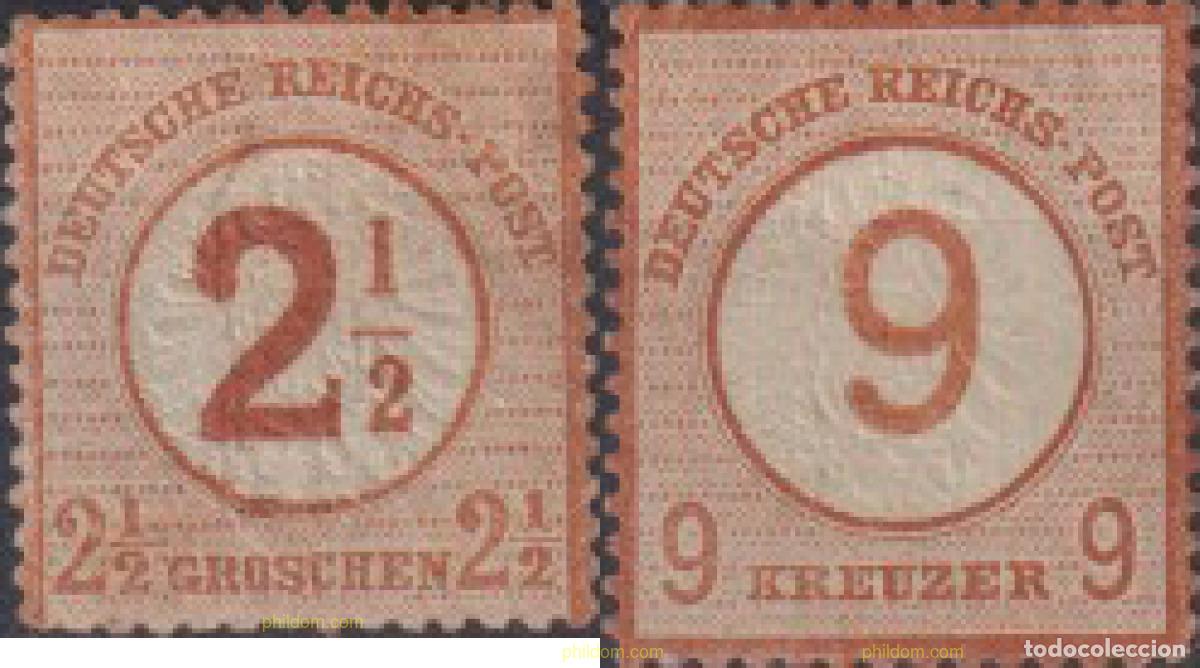 Sellos: 626696 HINGED ALEMANIA 1874 AGUILA