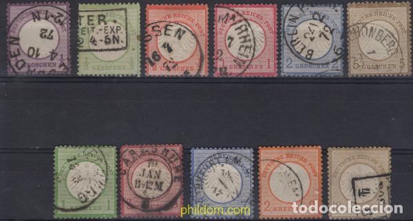 Sellos: 640969 USED ALEMANIA 1872 AGUILA
