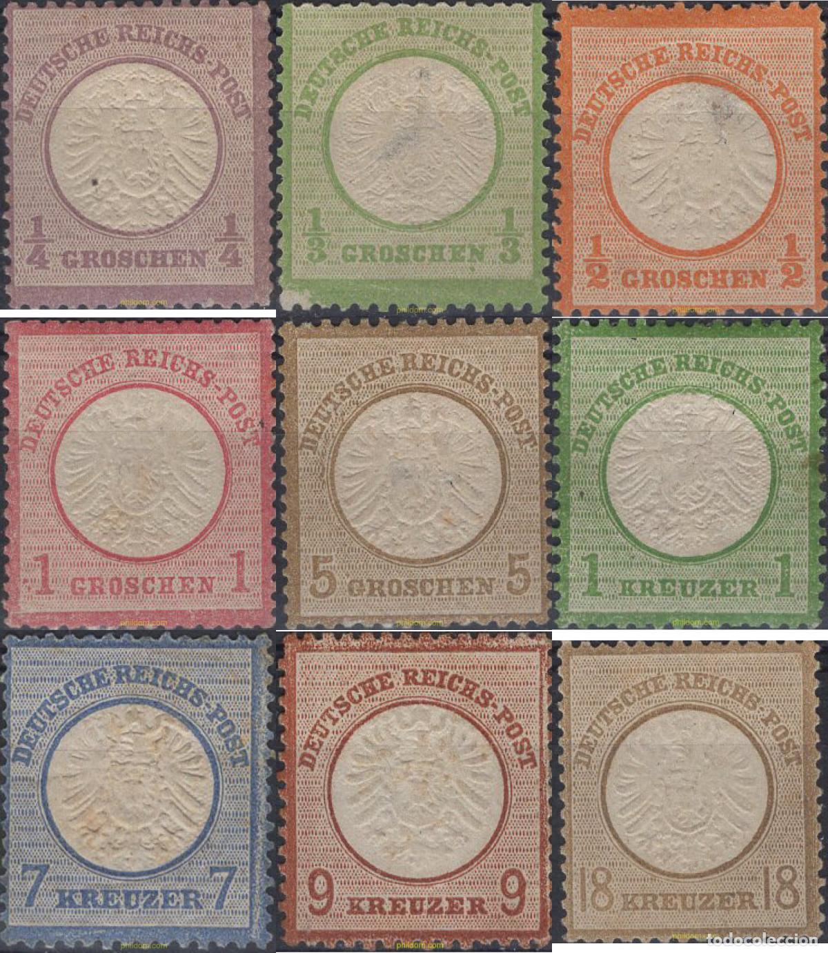 Sellos: 640971 HINGED ALEMANIA 1872 AGUILA