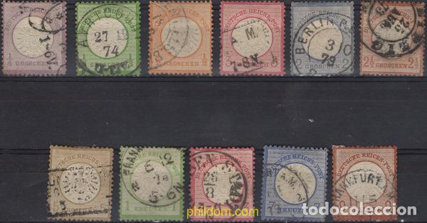 Sellos: 640973 USED ALEMANIA 1872 AGUILA