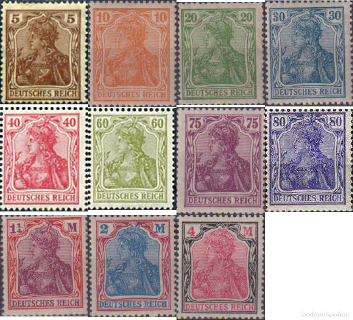 Sellos: 627198 MNH ALEMANIA 1919 GERMANIA