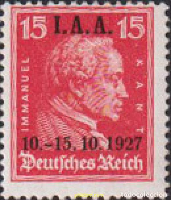 Sellos: 625597 HINGED ALEMANIA 1927 REUNION DEL CONSEJO INTERNACIONAL DE TRABAJO EN BERLIN