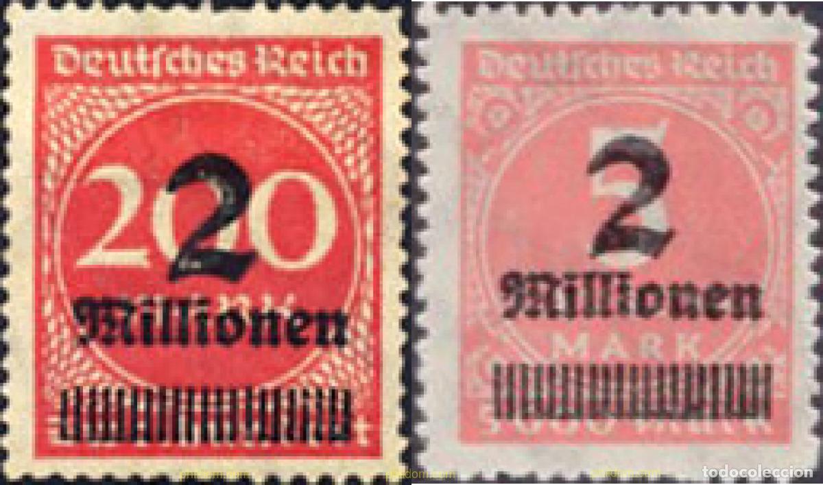 Sellos: 640628 HINGED ALEMANIA 1923 CIFRAS