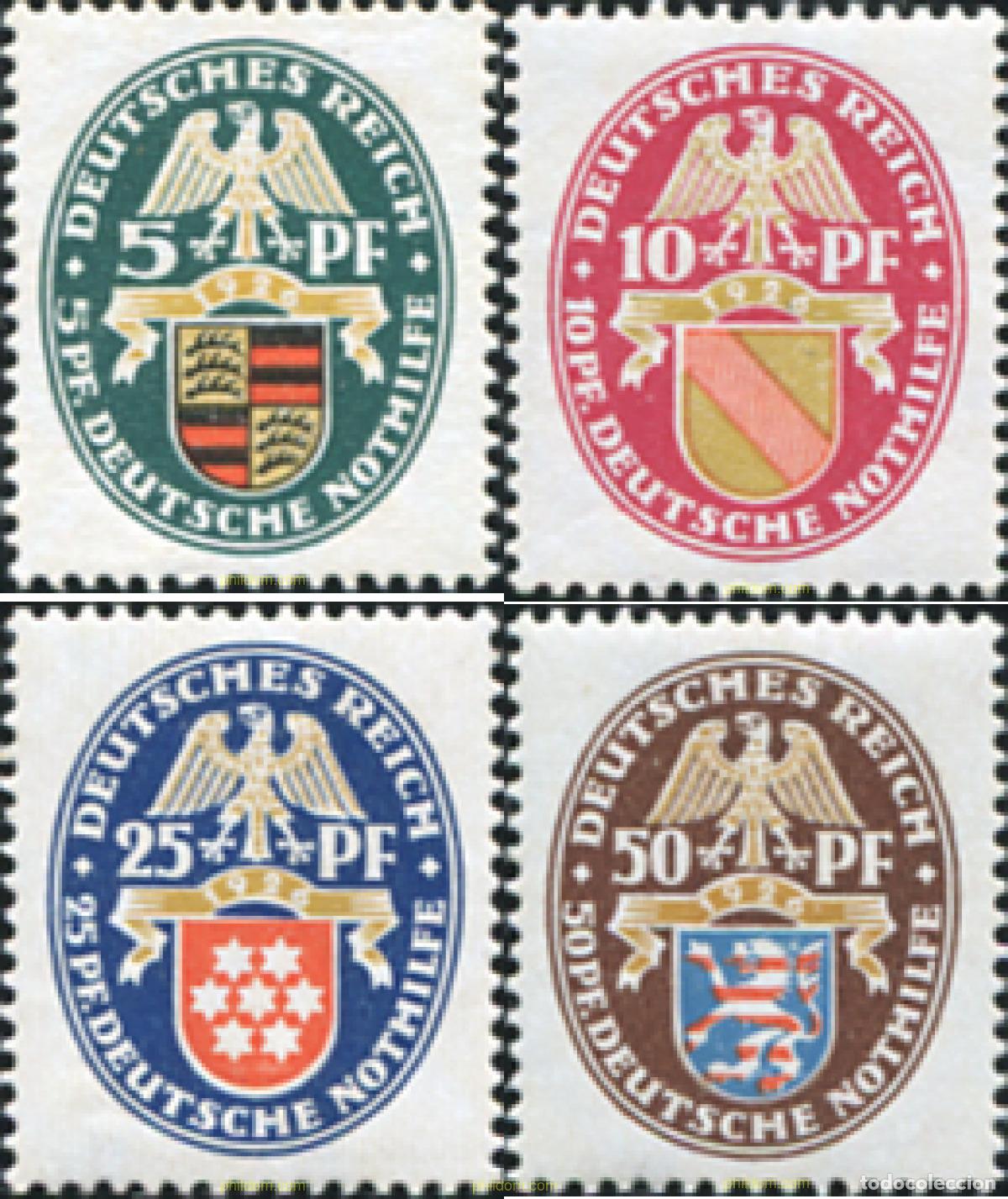 Sellos: 616035 HINGED ALEMANIA 1926 ESCUDOS