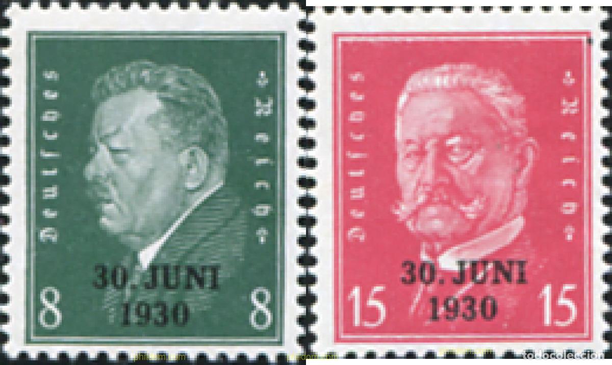 Sellos: 616039 HINGED ALEMANIA 1930 PRESIDENTES