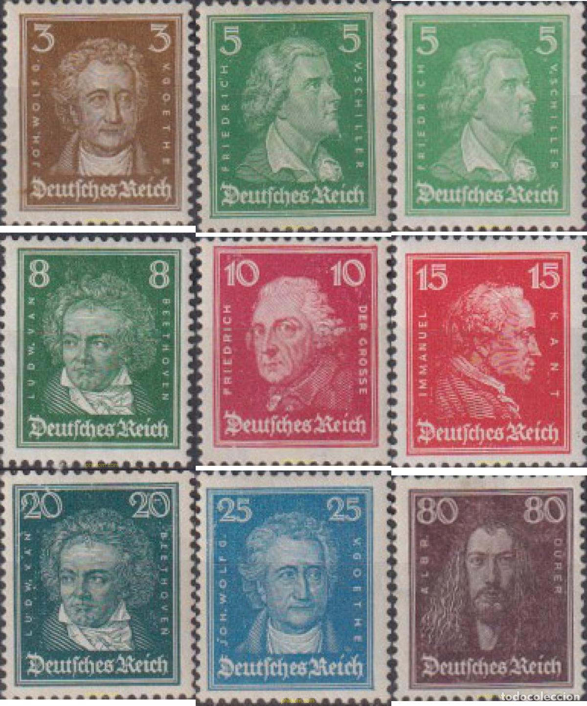Sellos: 625599 HINGED ALEMANIA 1926 PERSONAJES CELEBRES