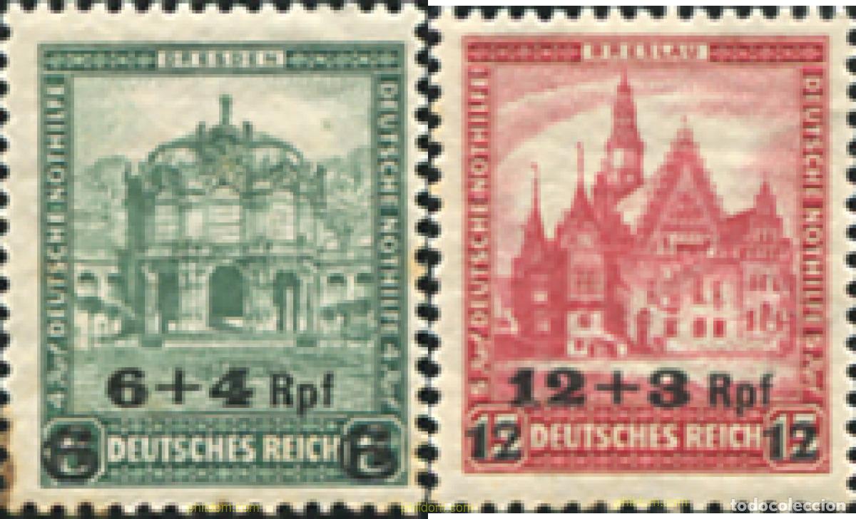 Sellos: 625605 HINGED ALEMANIA 1932 EDIFICIOS