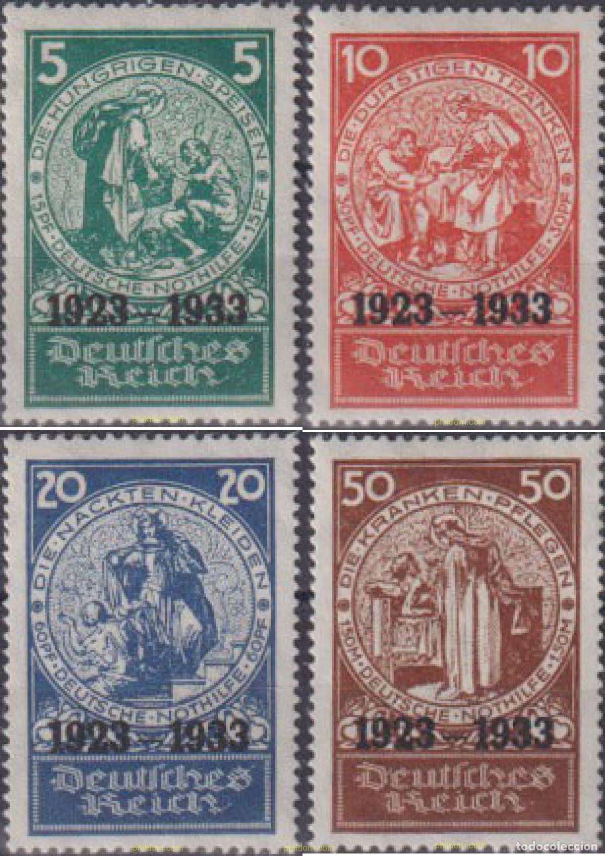 Stamps: 143435 MNH ALEMANIA 1933 SANTA ELISABETH