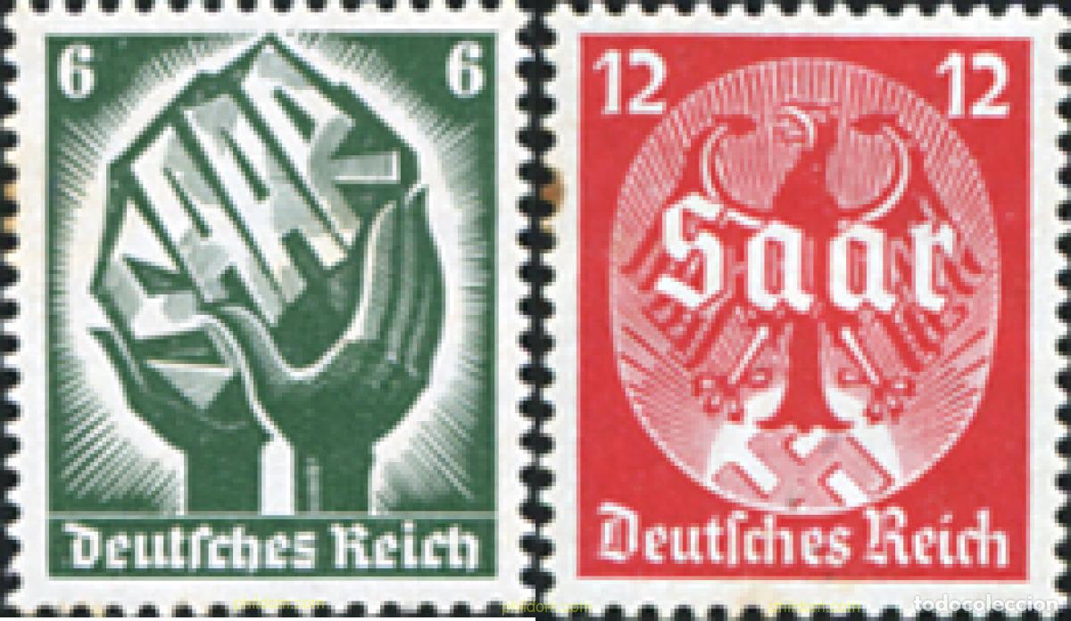 Selos: 598457 HINGED ALEMANIA 1934 PLEBISCITO DE SAARE