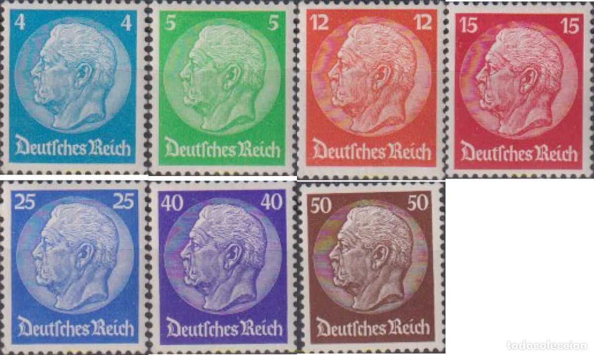 Selos: 625608 HINGED ALEMANIA 1932 PRESIDENTE HINDENBURG