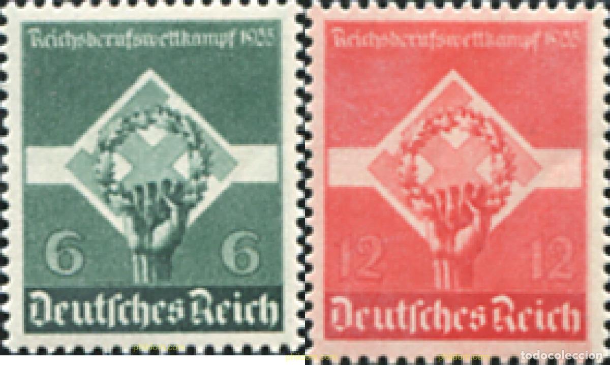 Sellos: 149833 MNH ALEMANIA 1935 PRIMER CONCURSO PROFESIONAL DE LA JUVENTUD OBRERA
