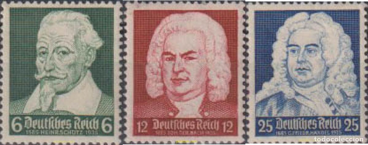 Sellos: 622359 HINGED ALEMANIA 1935 COMPOSITORES