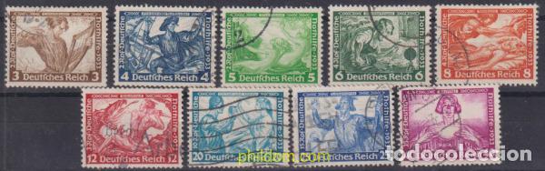 Sellos: 616658 USED ALEMANIA 1933 OBRA MUSICAL DE WAGNER