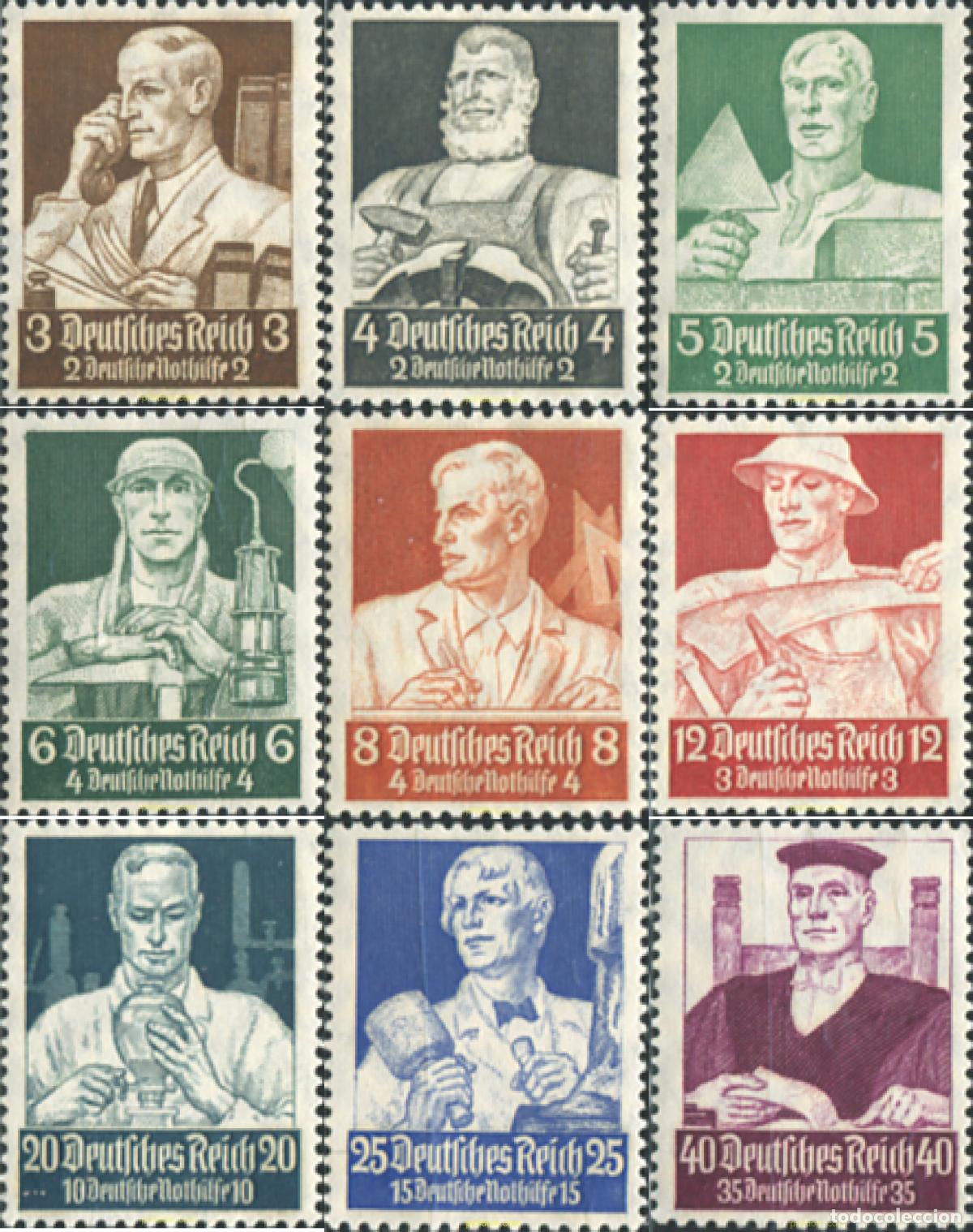 Sellos: 366874 HINGED ALEMANIA 1934 PROFESIONES