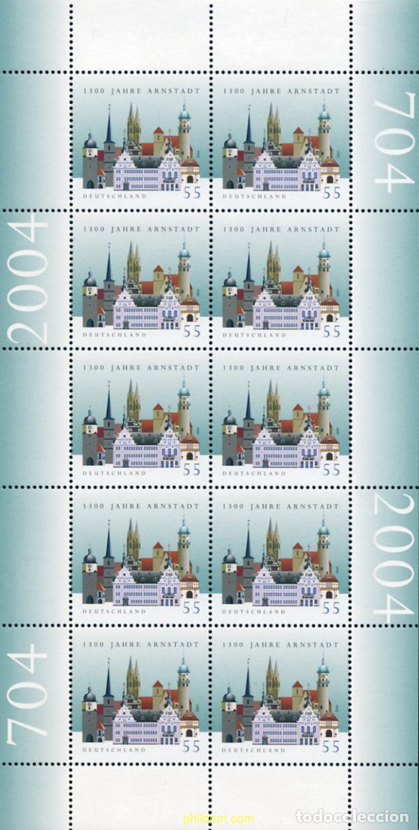 Sellos: 143514 MNH ALEMANIA FEDERAL 2004 1300 ANIVERSARIO DE ARNSTADT