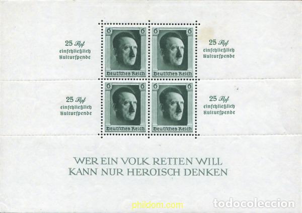 Sellos: 143555 MNH ALEMANIA 1937 PROMOCION DE LA CULTURA