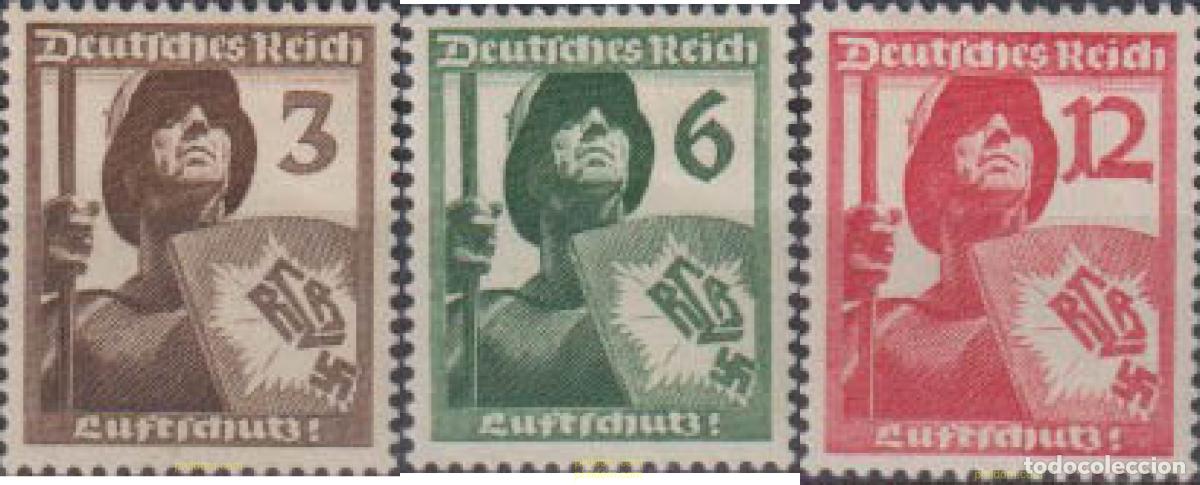 Sellos: 149842 MNH ALEMANIA 1937 PROPAGANDA PARA LA DEFENSA ANTIAEREA
