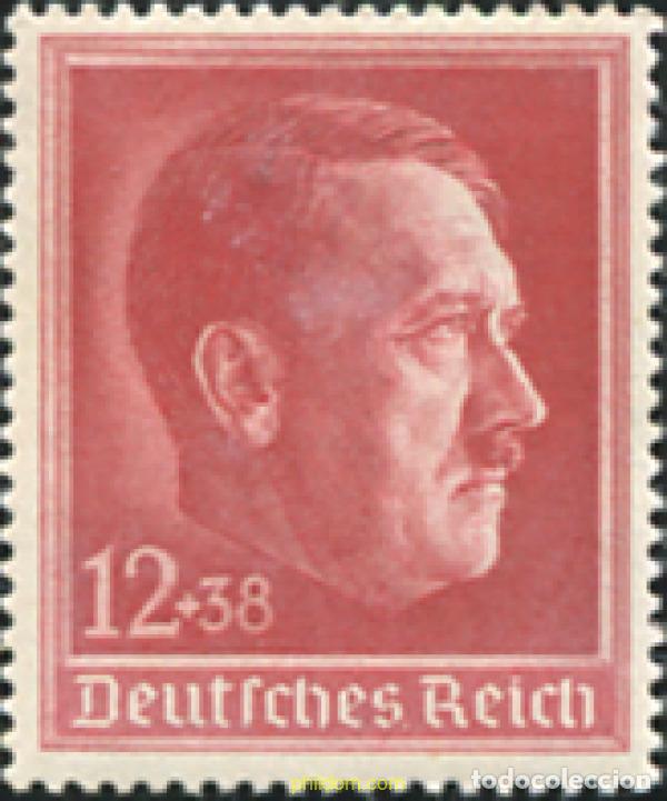Sellos: 622368 HINGED ALEMANIA 1938 49 ANIVERSARIO DE ADOLF HITLER