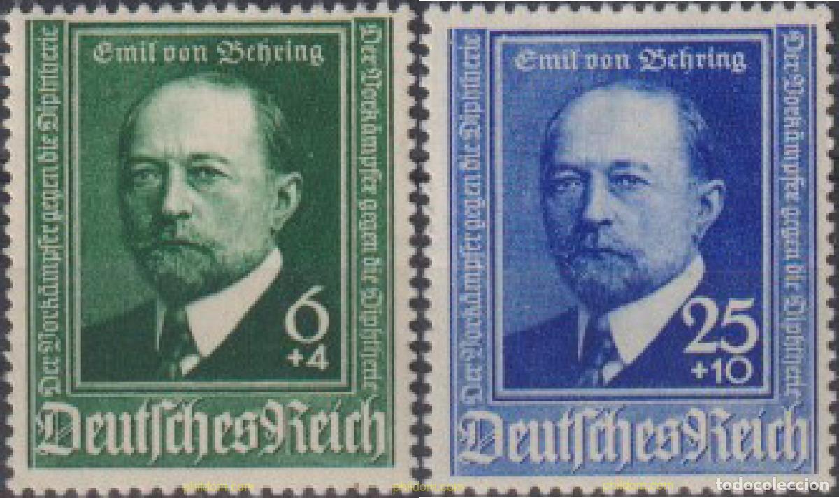Briefmarken: 622611 HINGED ALEMANIA 1940 50 ANIVERSARIO DEL DESCUBRIMIENTO DE LA VACUNA ANTIDIFTERICA