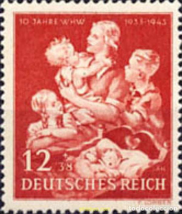 Francobolli: 149892 MNH ALEMANIA 1943 10 ANIVERSARIO DEL SOCORRISMO DE INVIERNO