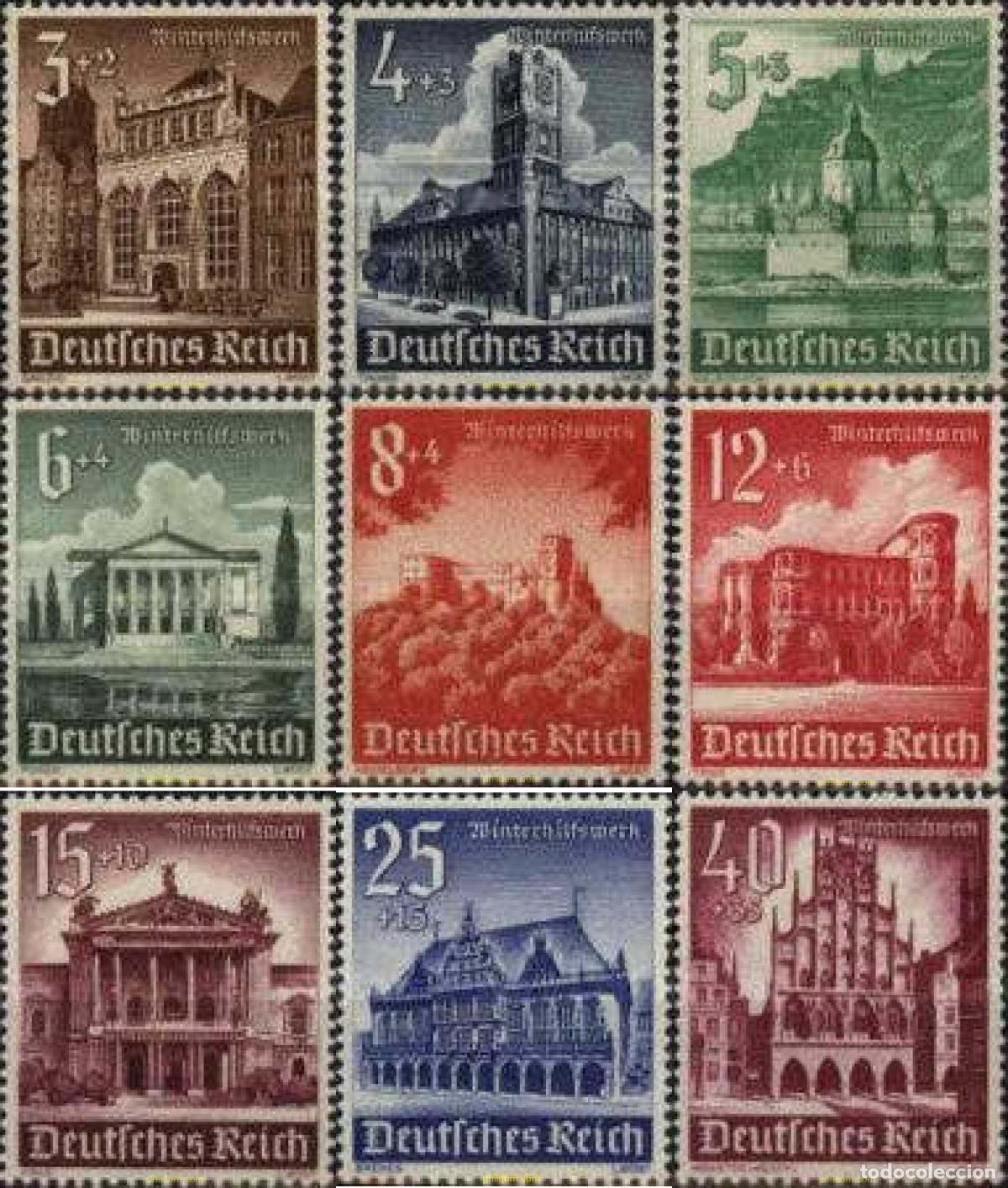 Sellos: 149864 MNH ALEMANIA 1940 EDIFICIOS