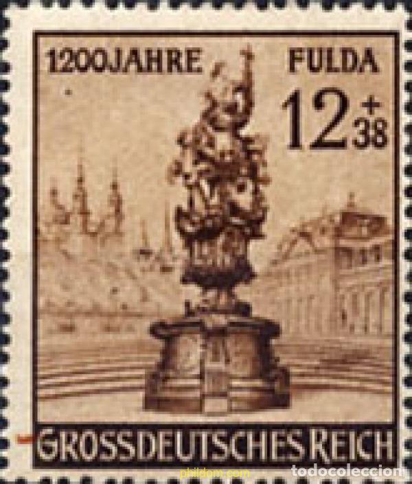 Sellos: 149901 MNH ALEMANIA 1944 1200 ANIVERSARIO DE LA FUNDACION DE FULDA
