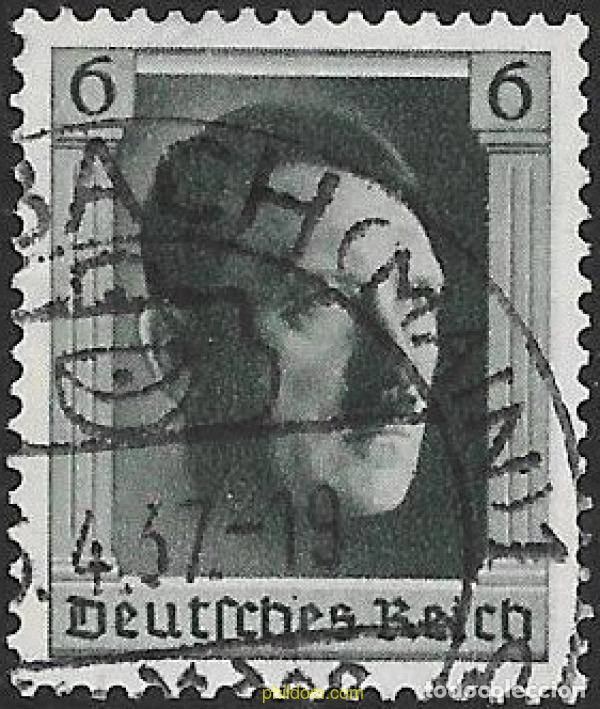 Sellos: 656119 USED ALEMANIA 1937 48 ANIVERSARIO DE ADOLF HITLER