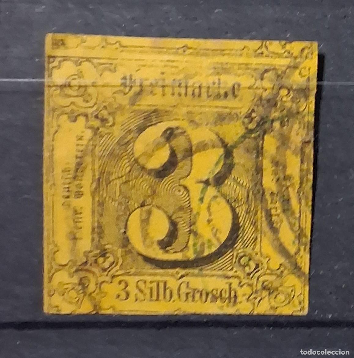 Sellos: ALEMANIA, THURN Y TAXIS, CAT.YT.TT6.
