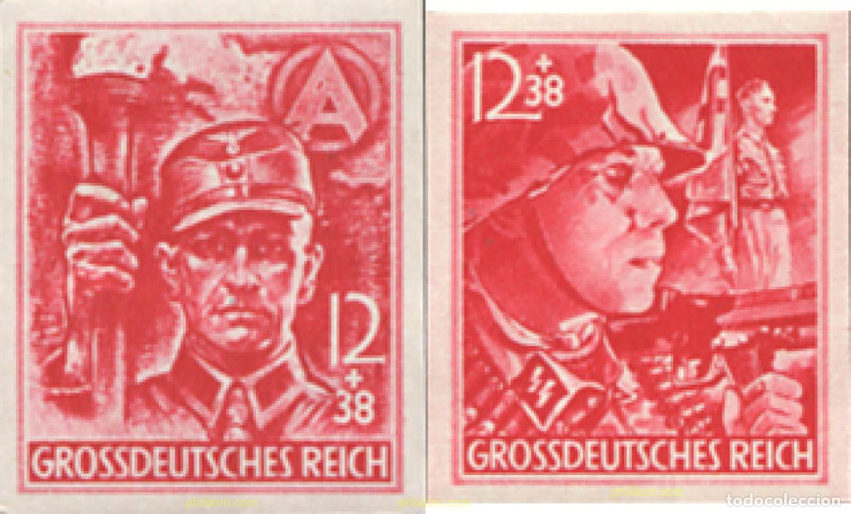 Sellos: 616153 MNH ALEMANIA 1945 EN HONOR DE LA S.A. Y LA S.S.