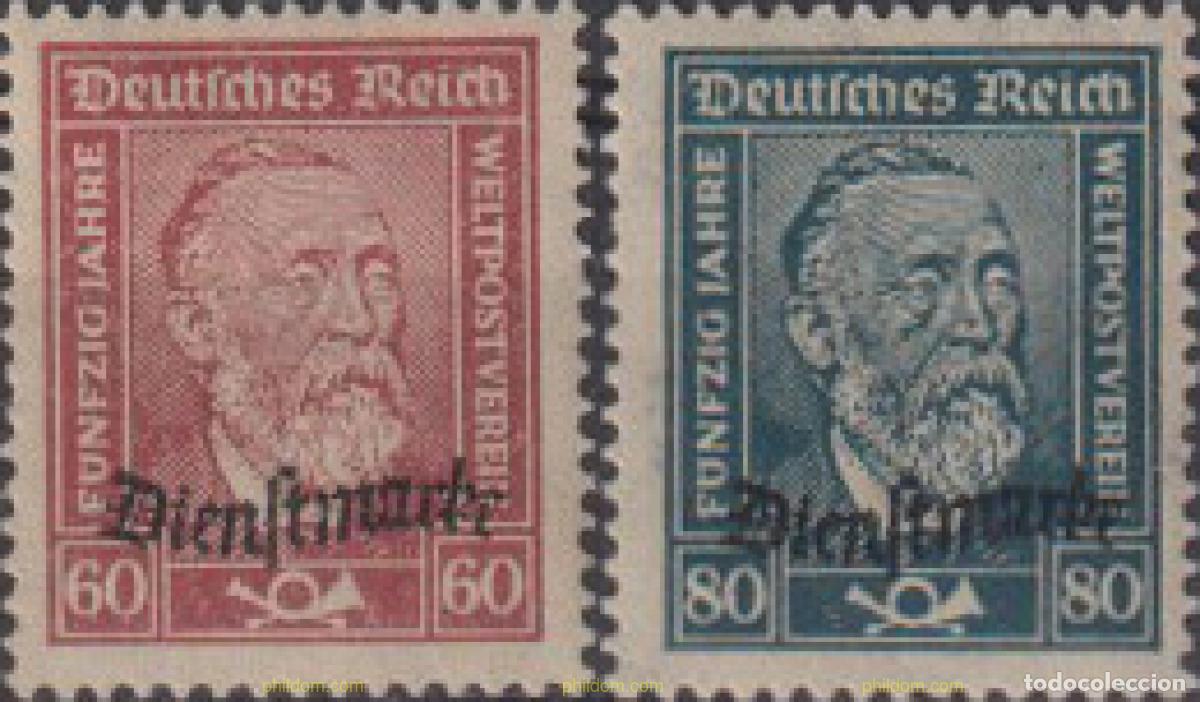 Sellos: 625610 MNH ALEMANIA 1924 AGUILA Y CINCUENTENARIO DE LA UNION POSTAL UNIVERSAL